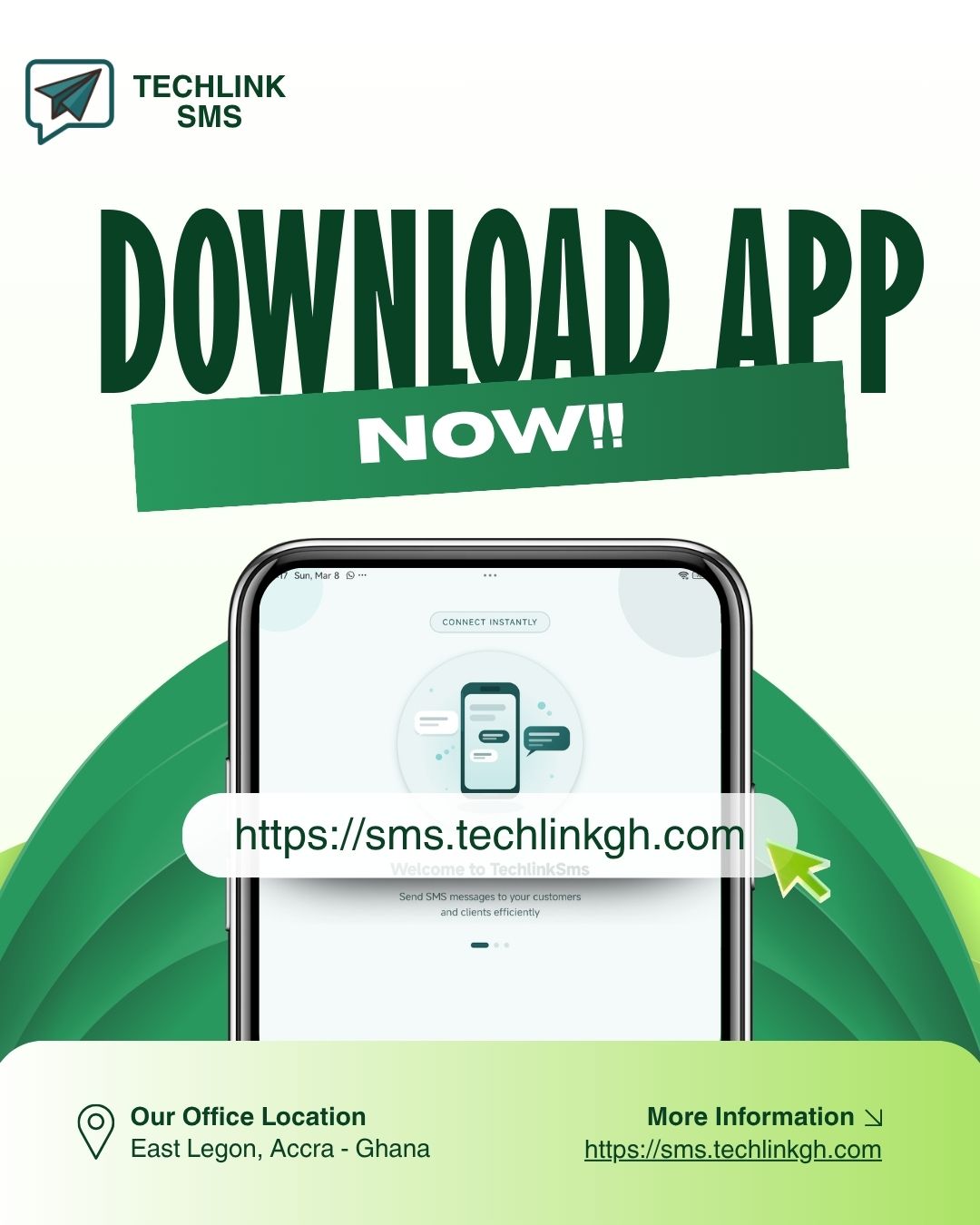 Techlink SMS Android App — Send Bulk SMS from your phone
